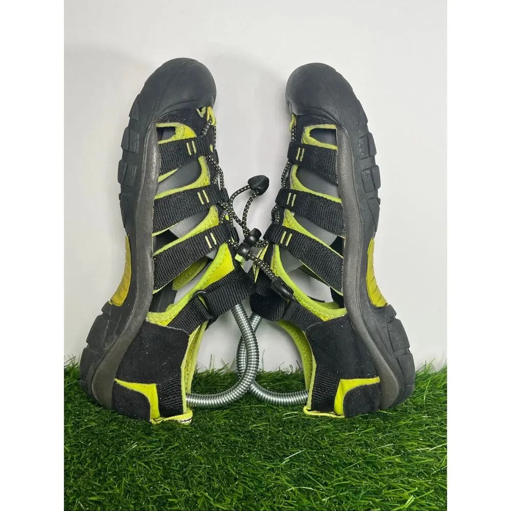 Keen Newport H2 Waterproof Sandals Kids Size 5 US Black Green Outdoor